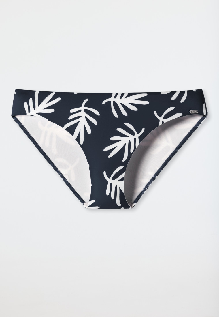 Mini Bikini Bottoms Coral Dark Blue Patterned Mix Match Coral Life
