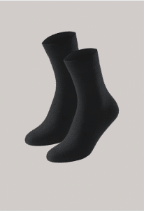 Herrensocken 2er-Pack schwarz - Long Life Cool