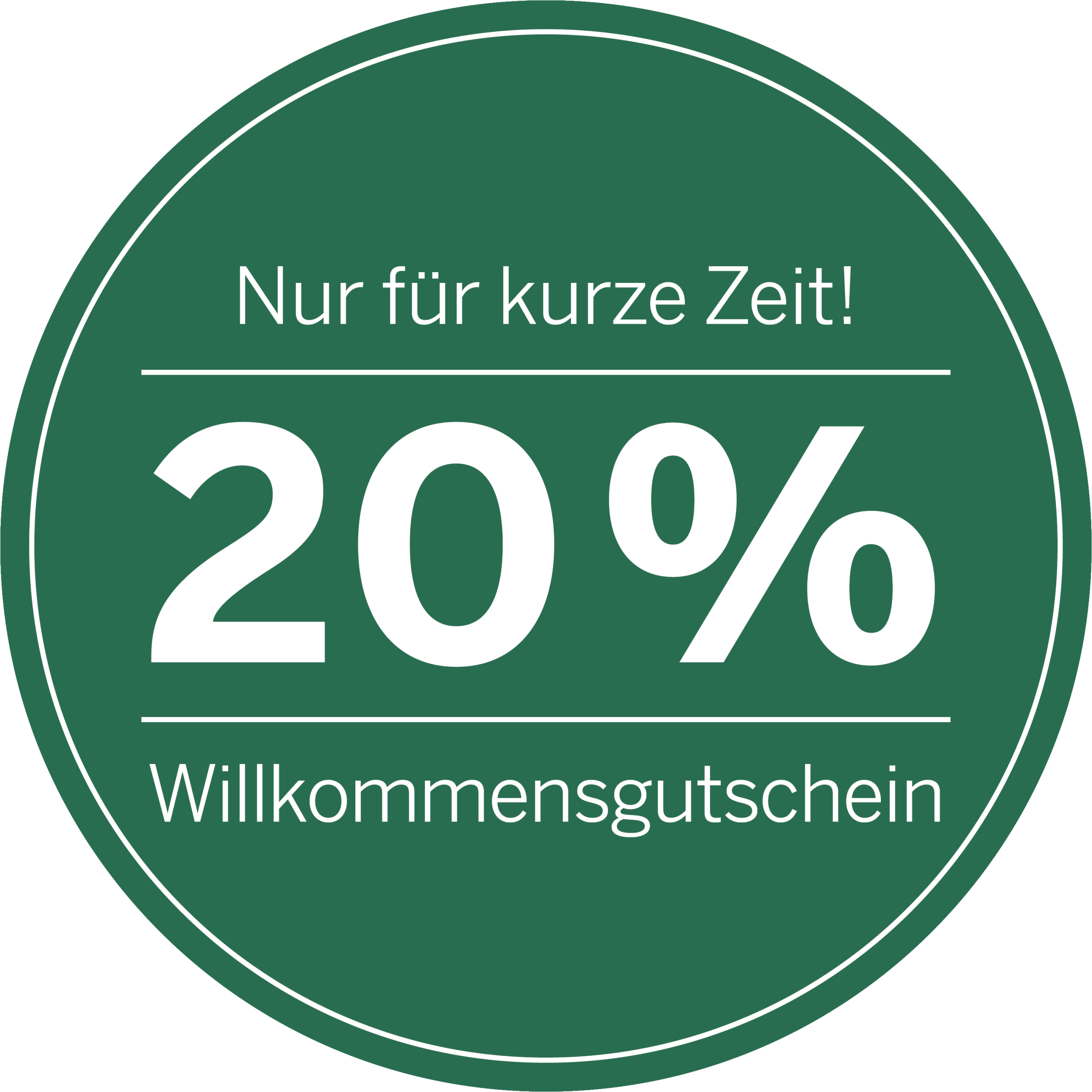 20% Gutschein