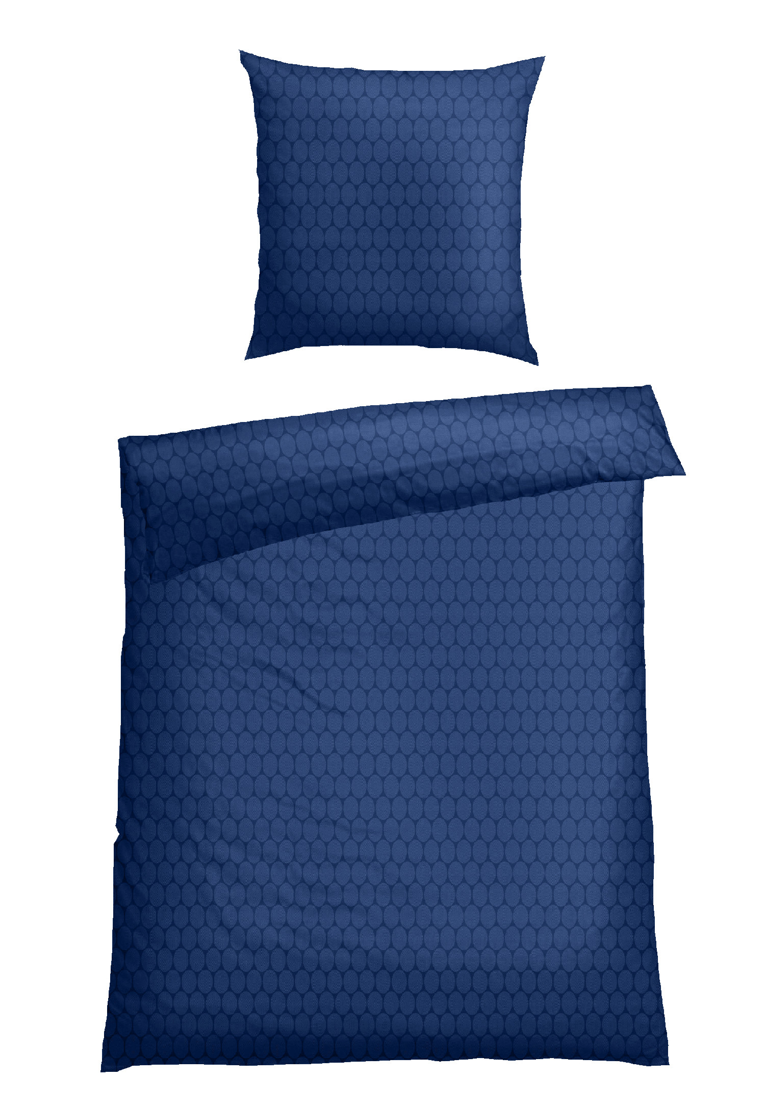 Erwin Müller Kinder-Bettwäsche Feinbiber 100x135cm - Kuschelige Tierbaby Bettwäsche Blau