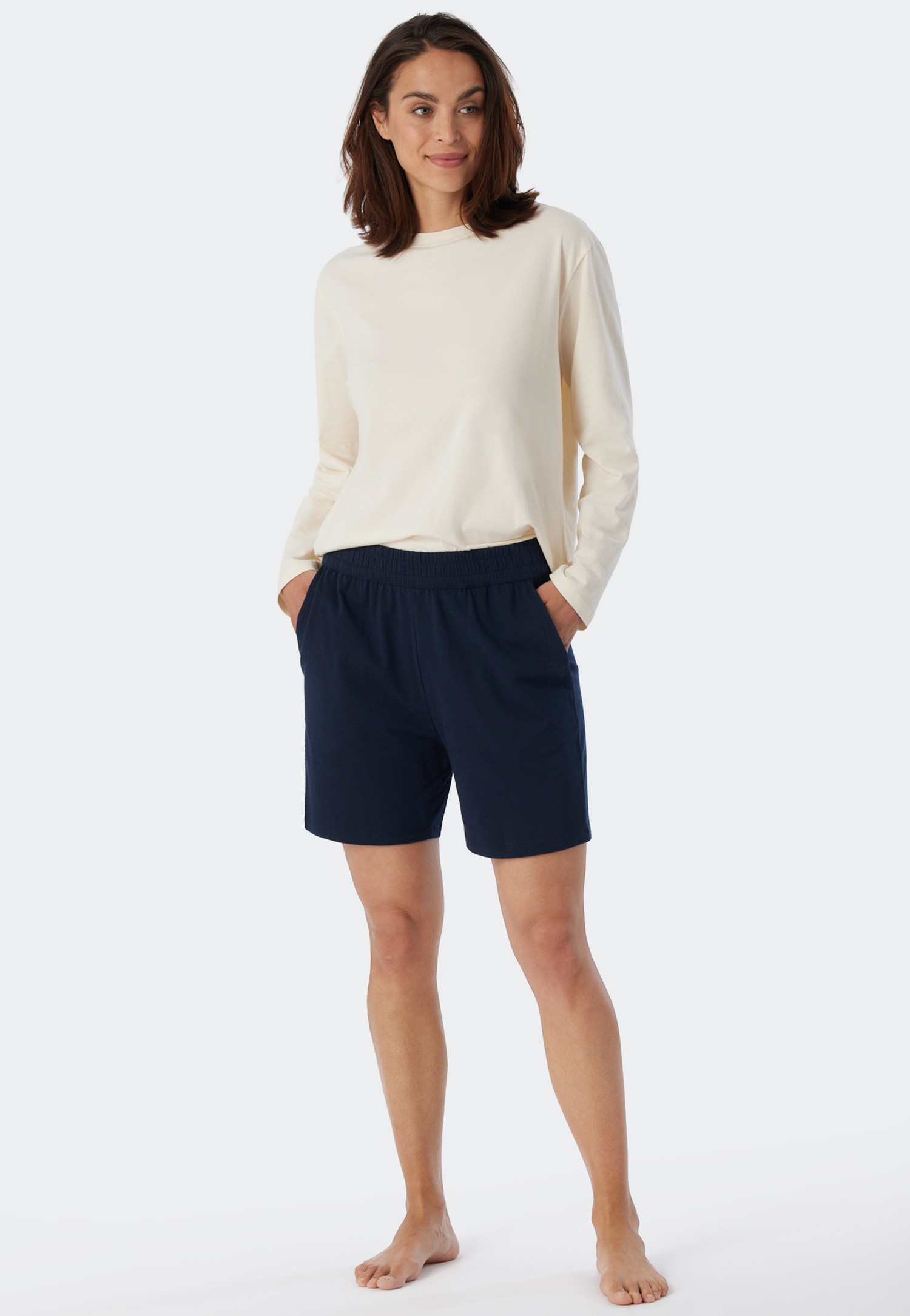 Pantalon De Pyjama Court Femme Schiesser - Mélange Doux - Confort Nuit Et Détente - 7