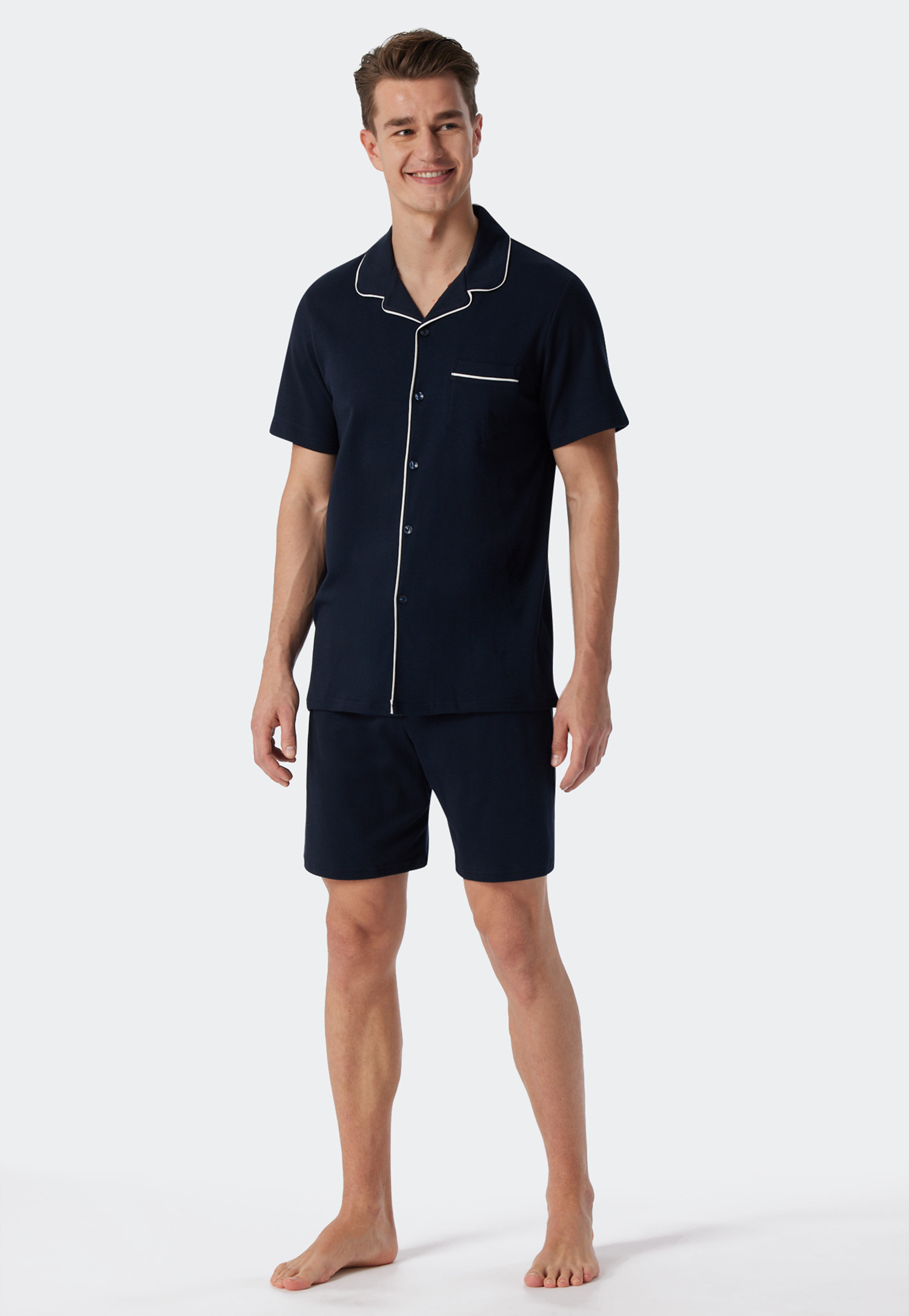 Peignoir Homme Schiesser - Doudoune Légère Et Confortable Pour La Maison