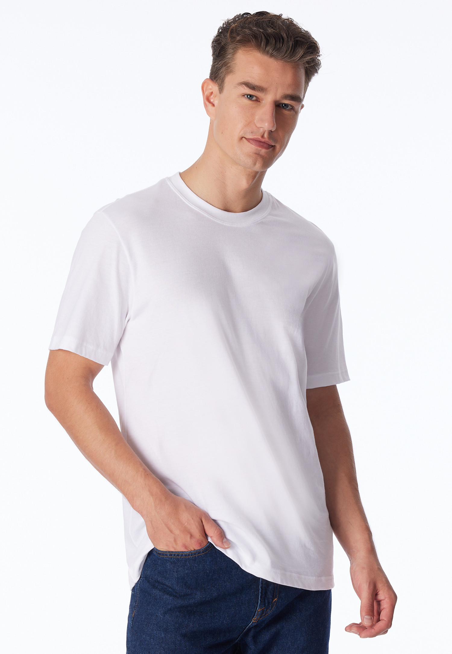 T-shirt Homme Stuff Box - Motif Ghost, Blanc, 100% Coton, Coupe Athlétique, Neuf Avec étiquettes