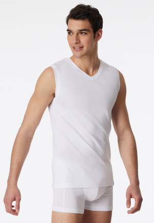 White Tank Top - Long Life Cotton