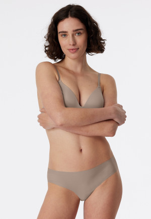 Briefs seamless clay red - Invisible Cotton