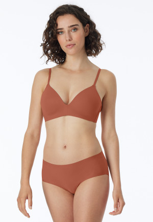 Seamless terracotta panty - Invisible Cotton