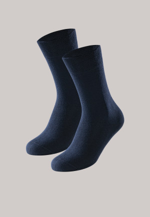 Chaussettes homme, lot de 2, bleu nuit - Long Life Cool