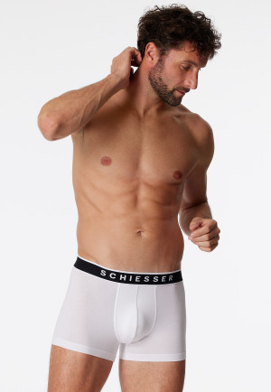 Shorts 3er-Pack  Webgummibund weiß - 95/5