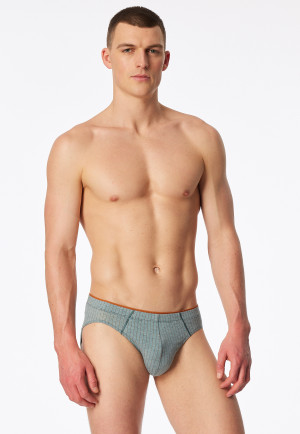 Supermini slip gedessineerd groen - 95/5