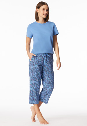 Schiesser Damen Schlafshirt Kurz Mix + Relax - Comfortabel Pyjamahemd Voor Dames