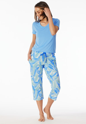3/4-length trousers multicolor patterned - Mix+Relax