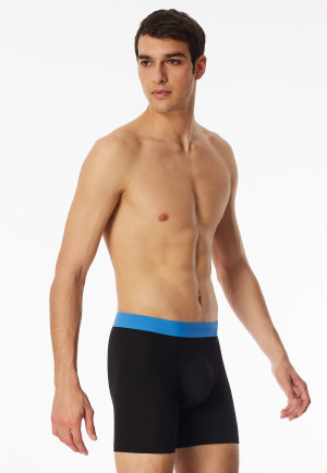 Long-Shorts 2er-Pack Organic Cotton Webgummibund mehrfarbig - 95/5