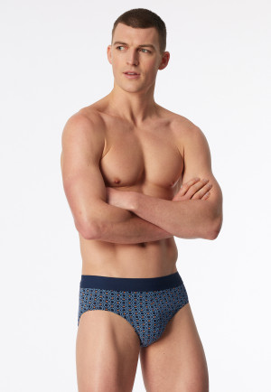 Lot de 3 slips rio unis/imprimés multicolores - 95/5