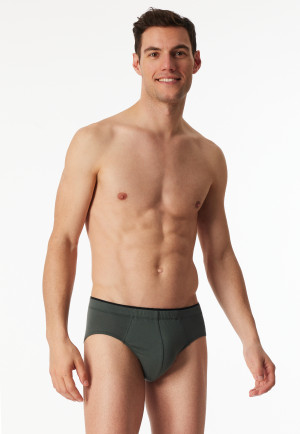 Mini slip verde scuro - Cotone premium