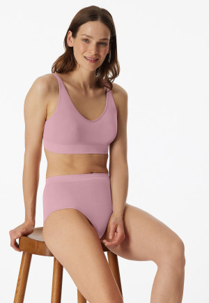 Soutien-gorge souple coussinets amovibles bois de rose - Classic Seamless