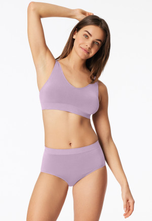 Zachte BH met uitneembare pads, kleur orchid - Classic Seamless