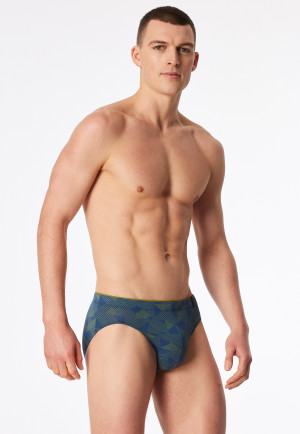 Supermini modal imprimé vert gazon - Long Life Soft