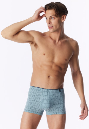 Shorts en modal imprimé bleu glacier - Long Life Soft