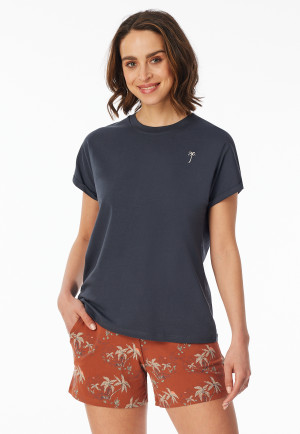 Shirt short sleeve graphite - Mix+Relax