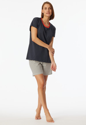 Short pyjamas graphite - Casual Essentials