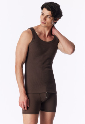 Tanktop dunkelbraun - Revival Friedrich