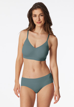 Bustier Mikrofaser herausnehmbare Pads mineral - Invisible Soft