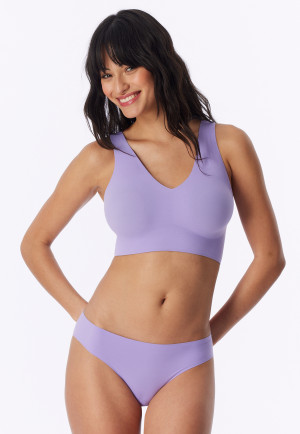 Bustier Mikrofaser herausnehmbare Pads zartlila - Invisible Soft