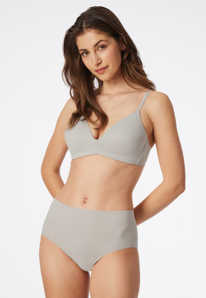 Slip maxi in microfibra grigio mélange - Invisible Soft