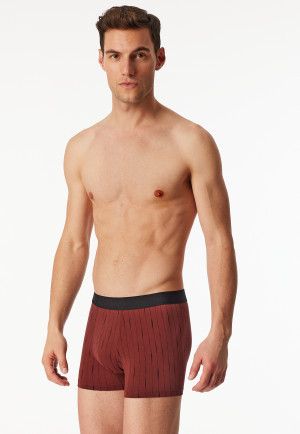 Shorts patterned burgundy - 95/5