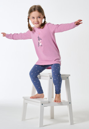 Long pyjamas Paris mouse orchid leggings - Kids Nightwear