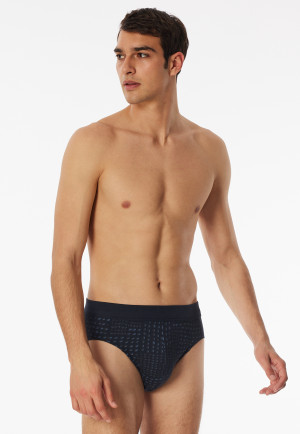 Minislip Fine Interlock graphite patterned - Fine Interlock
