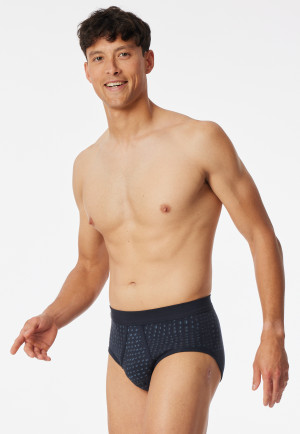 Sports briefs with fly patterned graphite - Fine Interlock