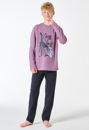 Lange pyjama lila - Teens Nightwear