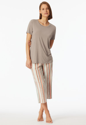 Shirt kurzarm rundhals clay - Mix+Relax
