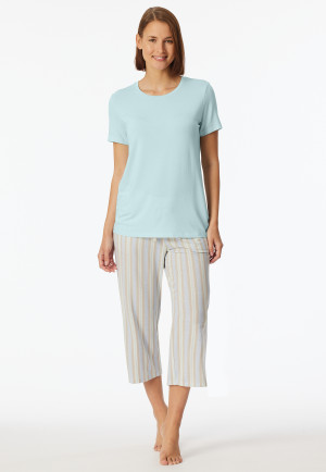 Shirt short sleeve round neck mint - Mix+Relax