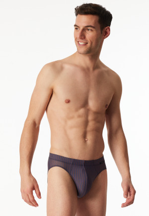 Supermini briefs micro quality pinstripe graphite - Pure Micro