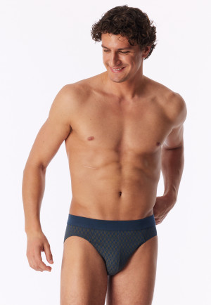 Rio-Slip deep blue gemustert - 95/5
