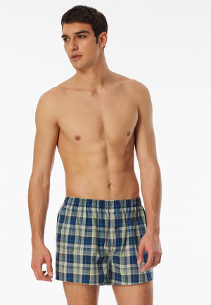 Boxer shorts 2-pack woven fabric check multi-colored - Boxer shorts multipack