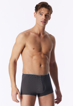 Shorts en modal à rayures graphite - Long Life Soft