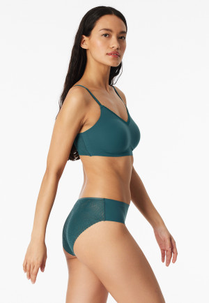 Tai briefs seamless lace green - Invisible Soft Lace