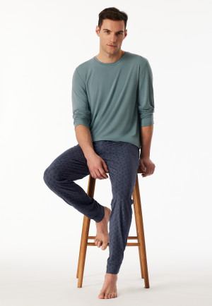 Pyjamas long pyjamas with mineral cuffs - Long Life Soft