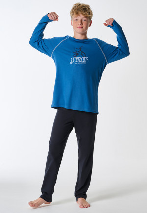 Lange pyjama blauw - Teens Nightwear