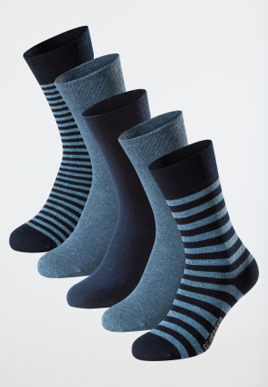 Lot de 5 chaussettes pour homme stay fresh multicolore - Bluebird