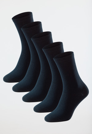 Women's socks 5-pack stay fresh midnight blue - Bluebird