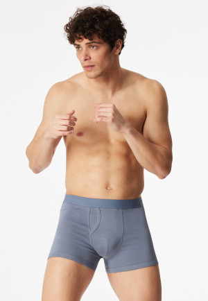 Shorts in a double pack blue-grey - Rib Essentials