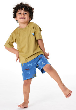 Short pyjamas Surfer khaki - Kids Nightwear