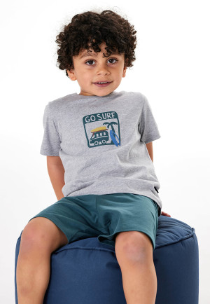 Short pyjamas gray mottled - Kids Nightwear