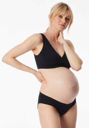 Rio briefs maternity underwear black - Unique Maternity