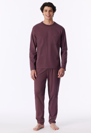 Pyjama long oversize chocolat - « Modern Nightwear »