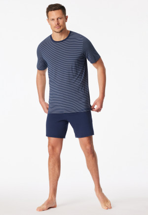 Pigiama corto a righe admiral - Long Life Soft